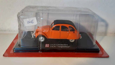 Voiture Miniature Citroën 2 CV Argentina orange - Bernard Miniatures