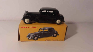 Voiture Miniature Citroën traction 11 BL noire Dinky-Toys (Editions Atlas) - Bernard Miniatures