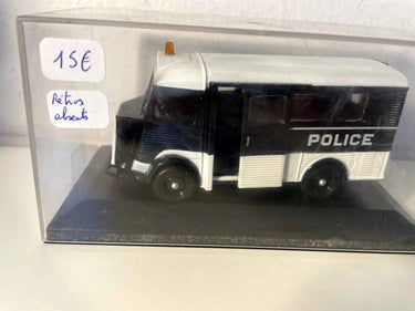 Voiture Miniature Citroën type HY noir et blanc POLICE - Bernard Miniatures