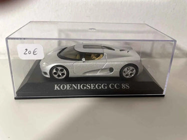 Voiture Miniature Koenigsegg CC 8S grise - Bernard Miniatures