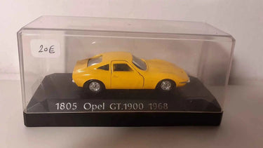 Voiture Miniature Opel GT 1900 jaune de 1968 (Solido référence 1805) - Bernard Miniatures