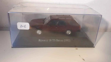 Voiture Miniature Renault 18 TS break bordeaux de 1992 - Bernard Miniatures