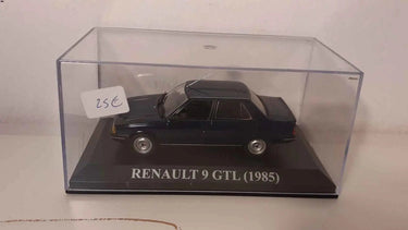 Voiture Miniature Renault 9 GTL bleue foncée de 1985 - Bernard Miniatures