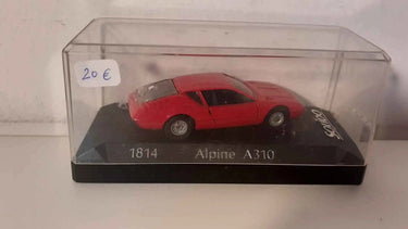Voiture Miniature Renault Alpine A310 rouge (Solido N°1814) - Bernard Miniatures