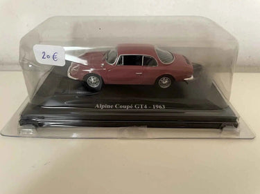 Voiture Miniature Renault Alpine coupé GT4 mauve de 1963 - Bernard Miniatures