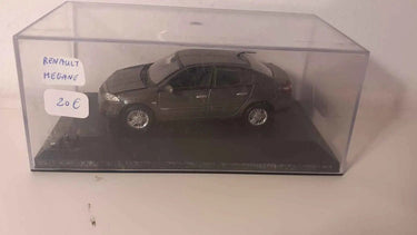 Voiture Miniature Renault Mégane grise foncée - Bernard Miniatures