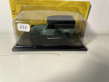 Voiture Miniature Renault NN verte foncée et capote noire de 1927 la Poste - PTT - Bernard Miniatures