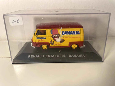 Voiture Miniature Renault estafette avec publicité BANANIA - Bernard Miniatures
