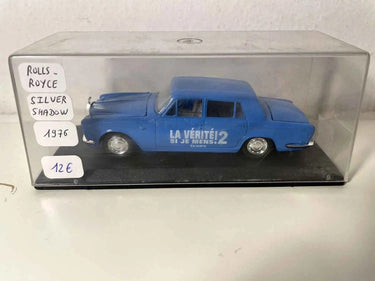 Voiture Miniature Rolls-Royce Silver Shadow bleue de 1976 (Film La vérité si je mens N°2) (voiture américaine) - Bernard Miniatures