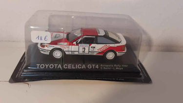 Voiture Miniature Toyota Célica GT4 - rallye de l'Acropole de 1990 - Bernard Miniatures