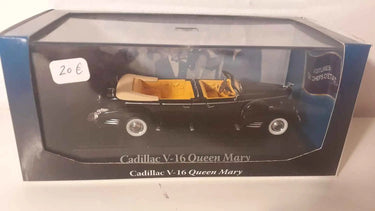 Voitures Miniatures Cadillac V-16 noire Queen Mary (collection voitures de chefs d'état) - Bernard Miniatures