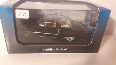 Voitures Miniatures Cadillac série 62 cabriolet décapotable noire (collection voiture de chefs d'état) - Bernard Miniatures