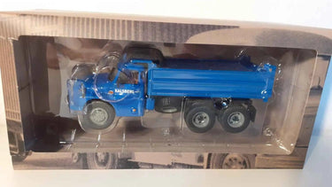 Voitures Miniatures Camion TARTRA 148 S 3 de 1969 - camion benne bleue avec inscription KALSBERG - Bernard Miniatures