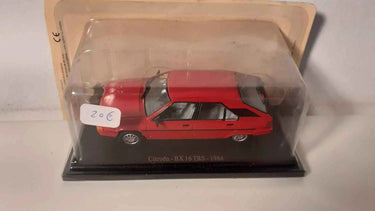 Voitures Miniatures Citroën BX 16 TRS rouge de 1984 - Bernard Miniatures