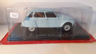 Voitures Miniatures Citroën Dyane bleue claire de 1970 (échelle 1/24ème) - Bernard Miniatures