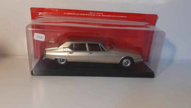Voitures Miniatures Citroën SM Opéra 4 portes marron claire (échelle 1/24ème) - Bernard Miniatures