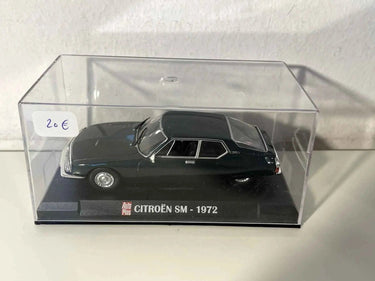 Voitures Miniatures Citroën SM verte foncée de 1972 - Bernard Miniatures