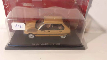 Voitures Miniatures Citroën Visa 2 Super E Marron de 1981 (blister) - Bernard Miniatures