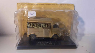 Voitures Miniatures Citroën type H de 1949 fourgon 1200 kg cafés GILBERT - Bernard Miniatures