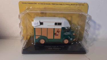 Voitures Miniatures Citroën type H de 1958 club hippique - Bernard Miniatures