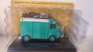 Voitures Miniatures Citroën type HY-DI Perkins vert de 1964 aventuriers - Bernard Miniatures