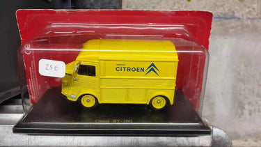 Voitures Miniatures Citroën type HY jaune de 1962 avec logo CITROEN - Bernard Miniatures