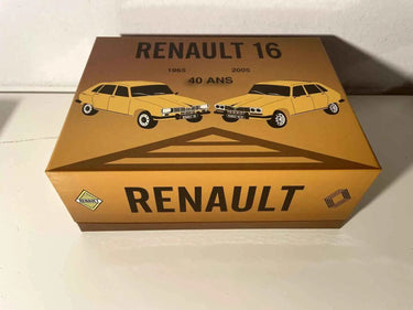 Voitures Miniatures Coffret avec Renault 16 bleue de 1965 et Renault 16 TX verte de 1980 - Bernard Miniatures