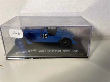 Voitures Miniatures Delahaye 135S bleue numéro 15 (24 heures du Mans de 1938) - Bernard Miniatures