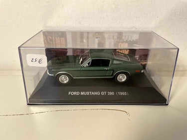 Voitures Miniatures Ford Mustang GT 390 verte de 1968 (voiture américaine) - Bernard Miniatures