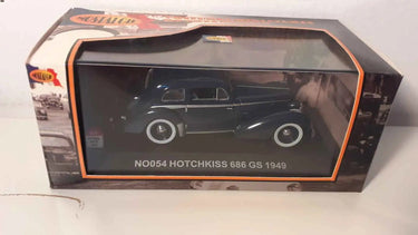 Voitures Miniatures Hotchkiss 686 GS bleue foncée de 1949 - Bernard Miniatures