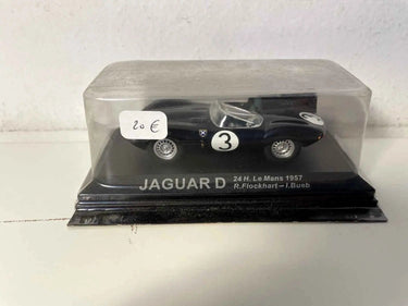 Voitures Miniatures Jaguar D noire numéro 3 (24 heures du Mans de 1957) - Bernard Miniatures