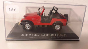 Voitures Miniatures Jeep CJ-7 Laredo rouge de 1982 - Bernard Miniatures