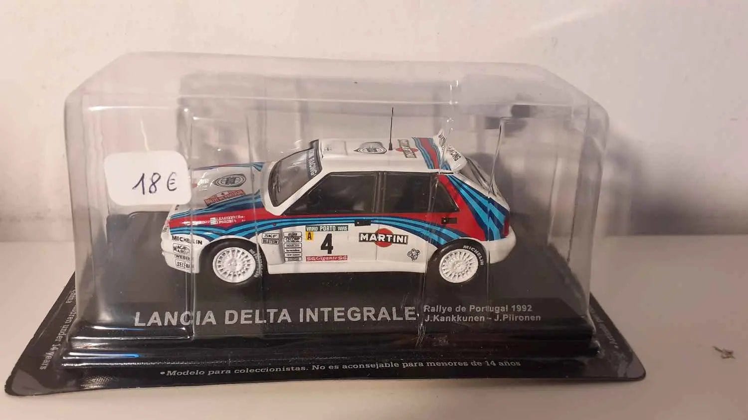 Lancia Delta Integrale 1992 Rally Portugal 1 43 Scale Model Car lancia-delta-integrale-1992-rally-portugal-1-43-scale-model-car