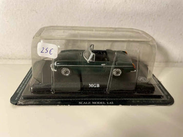 Voitures Miniatures MGB verte cabriolet (Del Prado) - Bernard Miniatures