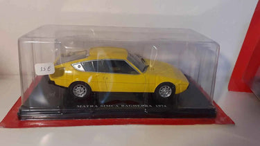 Voitures Miniatures Matra Simca Bagheera jaune de 1974 (échelle 1/24ème) - Bernard Miniatures