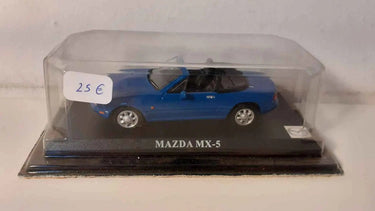 Voitures Miniatures Mazda MX-5 bleue - Bernard Miniatures