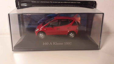 Voitures Miniatures Mercedes 160 A Klasse rouge de 1997 - Bernard Miniatures