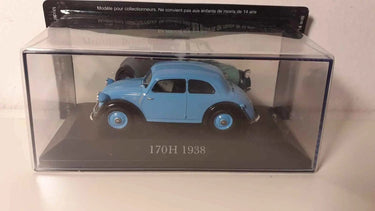 Voitures Miniatures Mercedes 170H bleue claire de 1938 - Bernard Miniatures