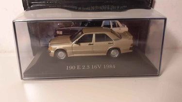 Voitures Miniatures Mercedes 190 E 2.3 16V marron de 1984 - Bernard Miniatures