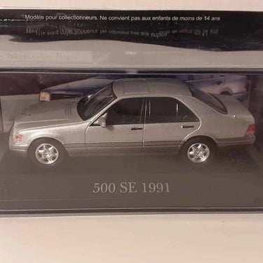 Voitures Miniatures Mercedes 500 SE grise de 1991 - Bernard Miniatures