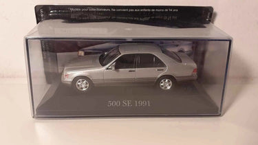 Voitures Miniatures Mercedes 500 SE grise de 1991 - Bernard Miniatures