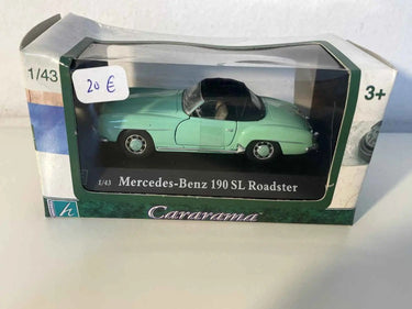 Voitures Miniatures Mercedes-Benz 190SL Roadster verte - Bernard Miniatures