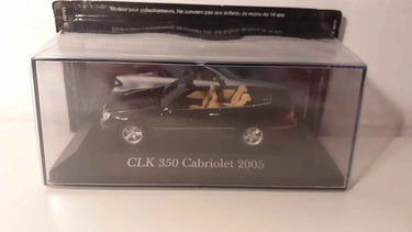 Voitures Miniatures Mercedes CLK 350 cabriolet bleue foncée de 2005 - Bernard Miniatures