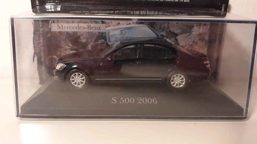 Voitures Miniatures Mercedes S 500 bleue foncée de 2006 - Bernard Miniatures