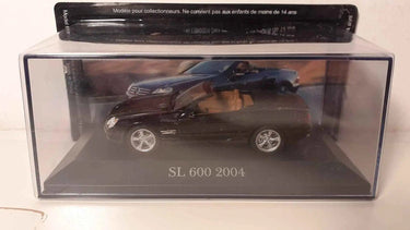Voitures Miniatures Mercedes SL 600 noire de 2004 - Bernard Miniatures