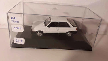 Voitures Miniatures Renault 11 Turbo blanche de 1985 - Bernard Miniatures