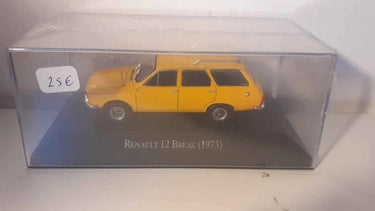 Voitures Miniatures Renault 12 break jaune de 1973 - Bernard Miniatures