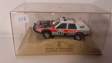 Voitures Miniatures Renault 18 break PROTO N°205 (rallye Paris-Dakar 1985) - Bernard Miniatures