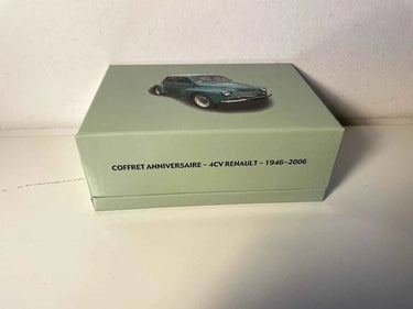 Voitures Miniatures Renault 4 CV verte (coffret anniversaire pour les 60 ans de la 4 CV) - Bernard Miniatures