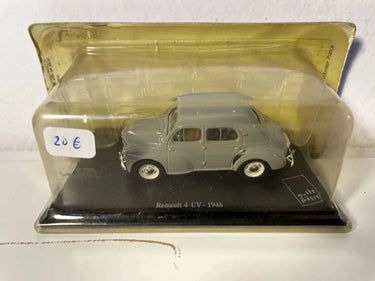 Voitures Miniatures Renault 4CV grise de 1946 la Poste - PTT - Bernard Miniatures